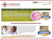 Tablet Screenshot of emersonhealthcare.com